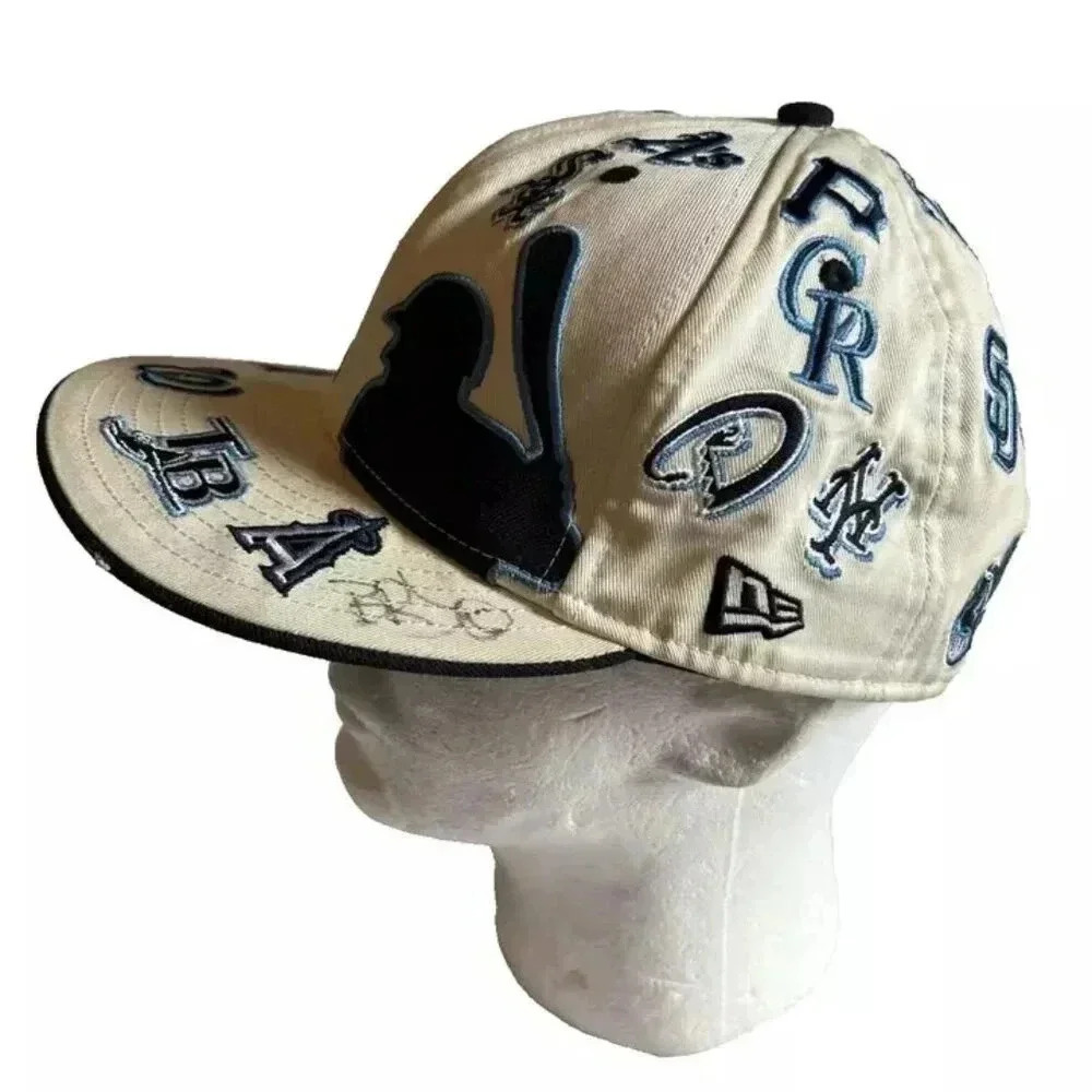 Vintage 59Fifty NEW ERA Official MLB Embroidered Logo Baseball Cap 7 5/8 - Picture 3 of 11